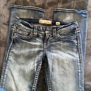 Buckle Boot Cut Jeans